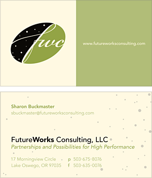 FutureWorks Consulting Business Card
