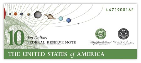 10 Dollar Bill, Back