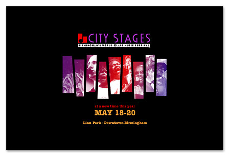 City Stages Splash Page