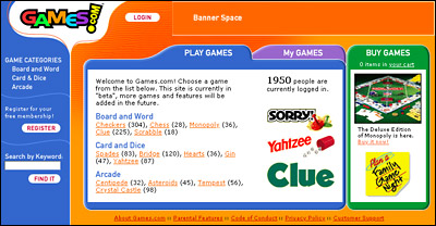 Play Games Screen
